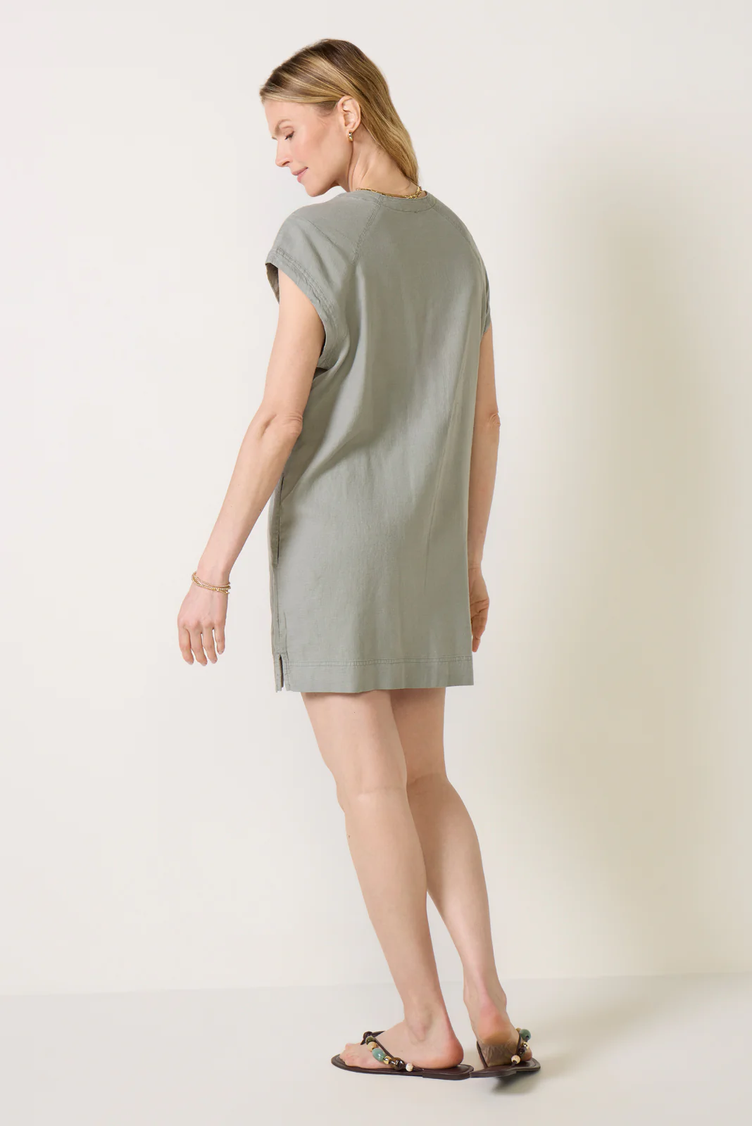 Chelly Linen Dress - Image 4
