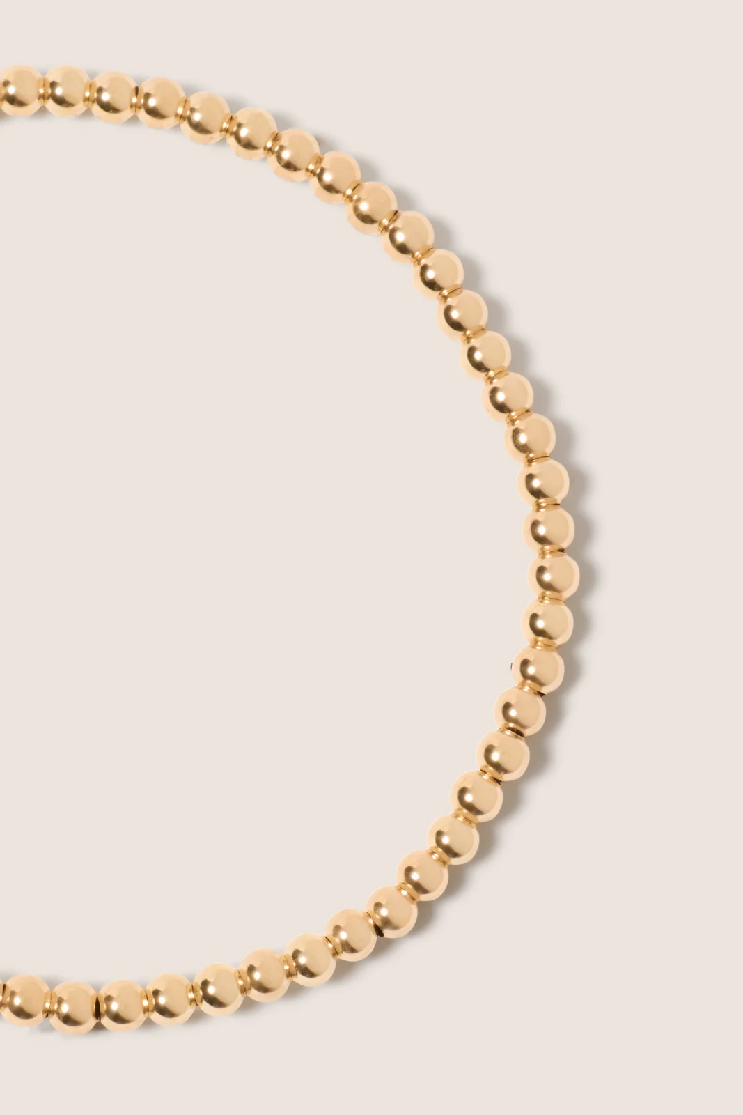 Classic Gold 3mm Bracelet - Image 2