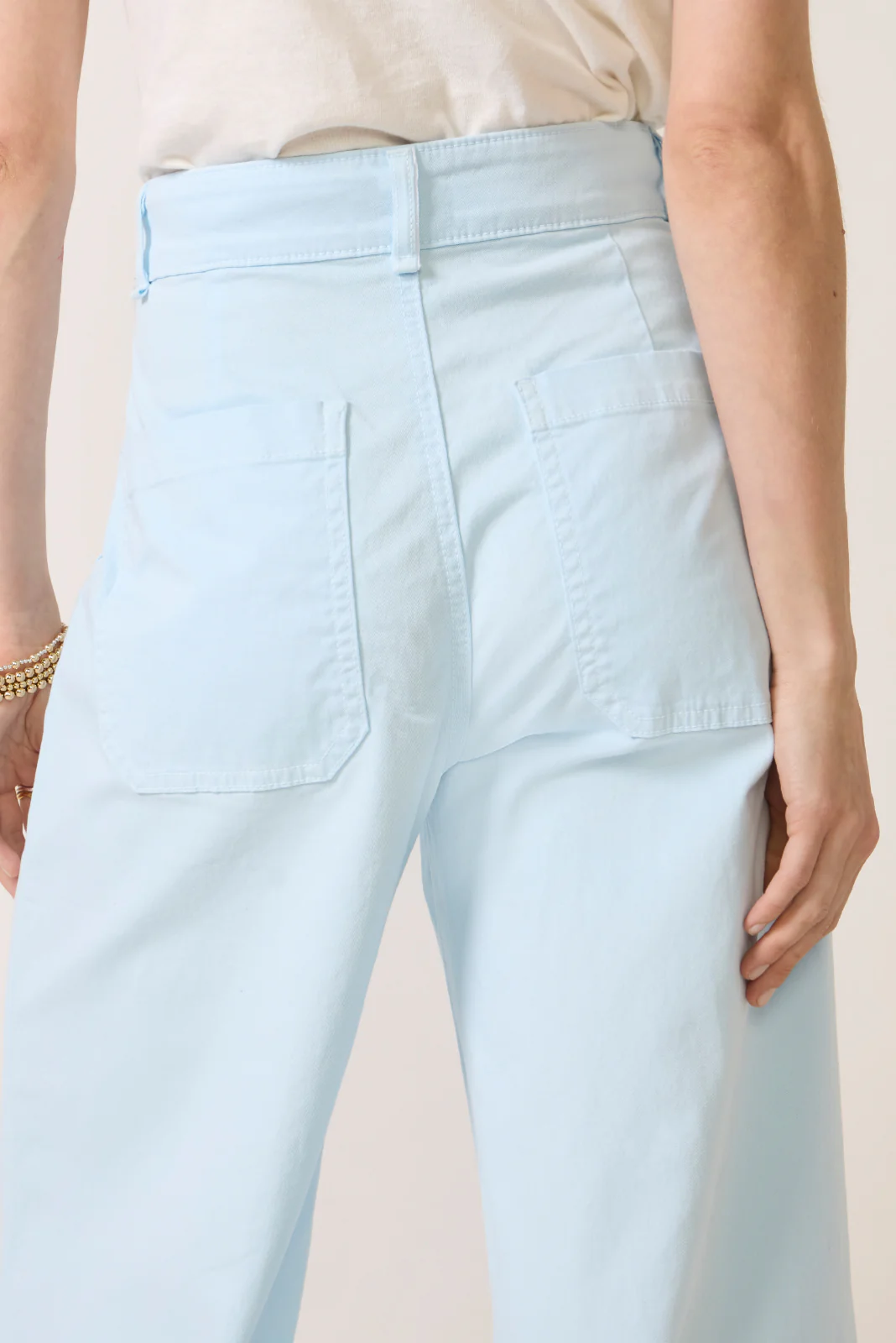 Cropped Sailor Wide Leg Pant - Image 3