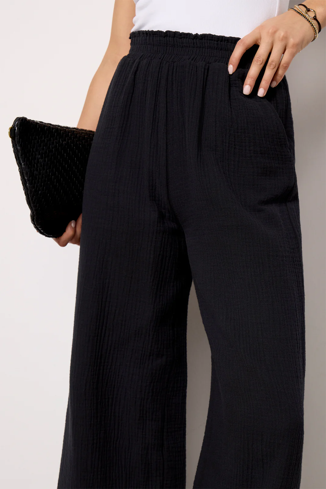 Eden Gauze Eyelet Pant - Image 2