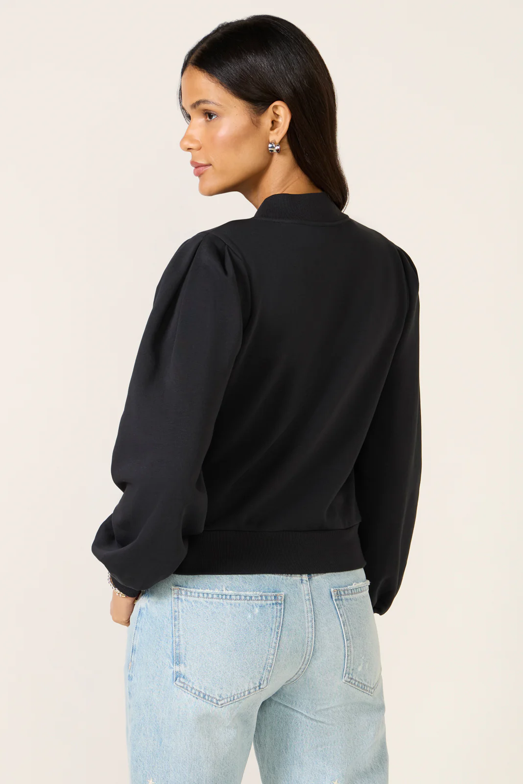 Jaci Puff Zip Up Top - Image 4
