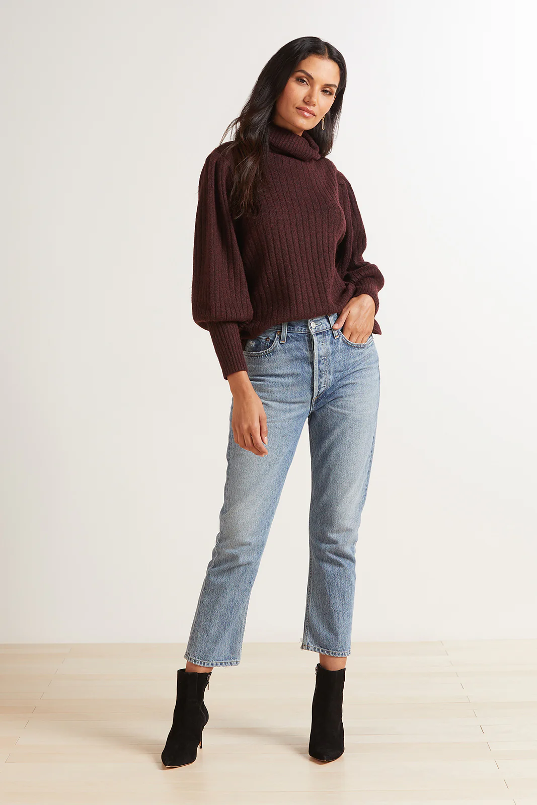 Kenzie Balloon Turtleneck Pullover - Image 7
