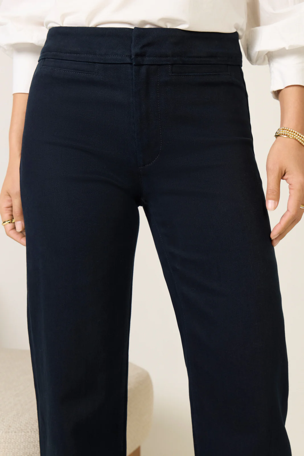 Leenah Welt Pocket Wide Leg Trouser - Image 2
