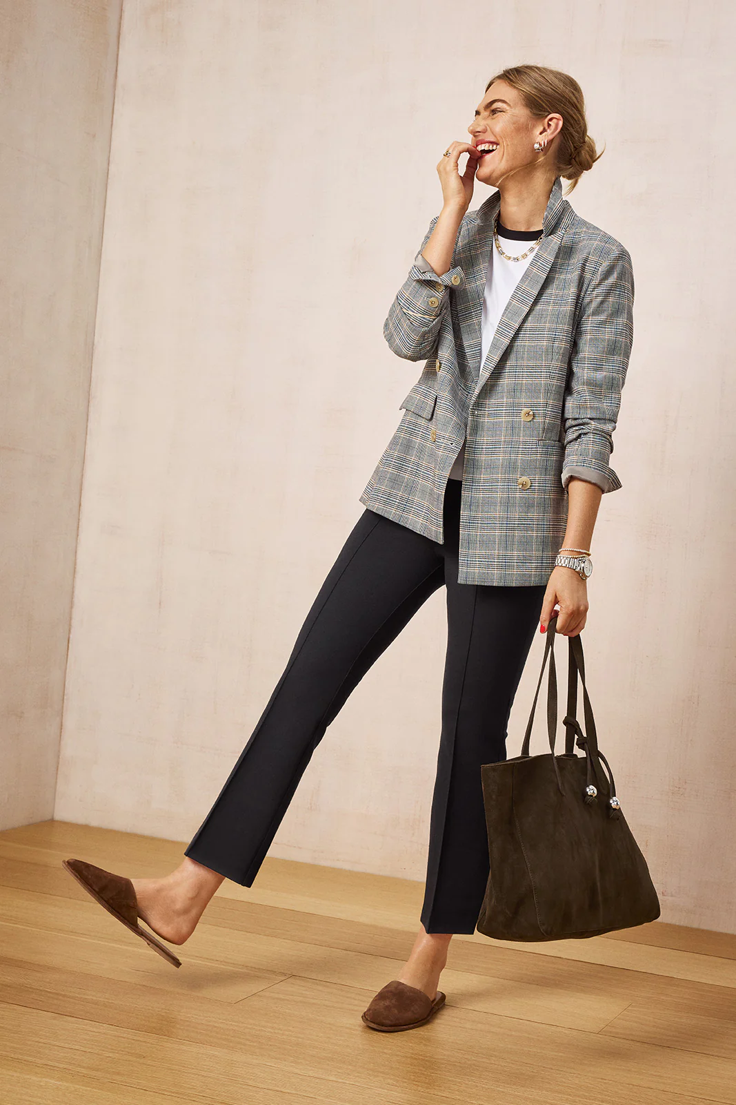 Marcia Plaid Blazer - Image 6