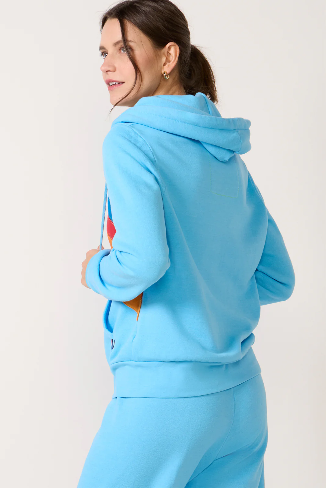 Mountain Stitch Chevron Zip Hoodie - Image 4