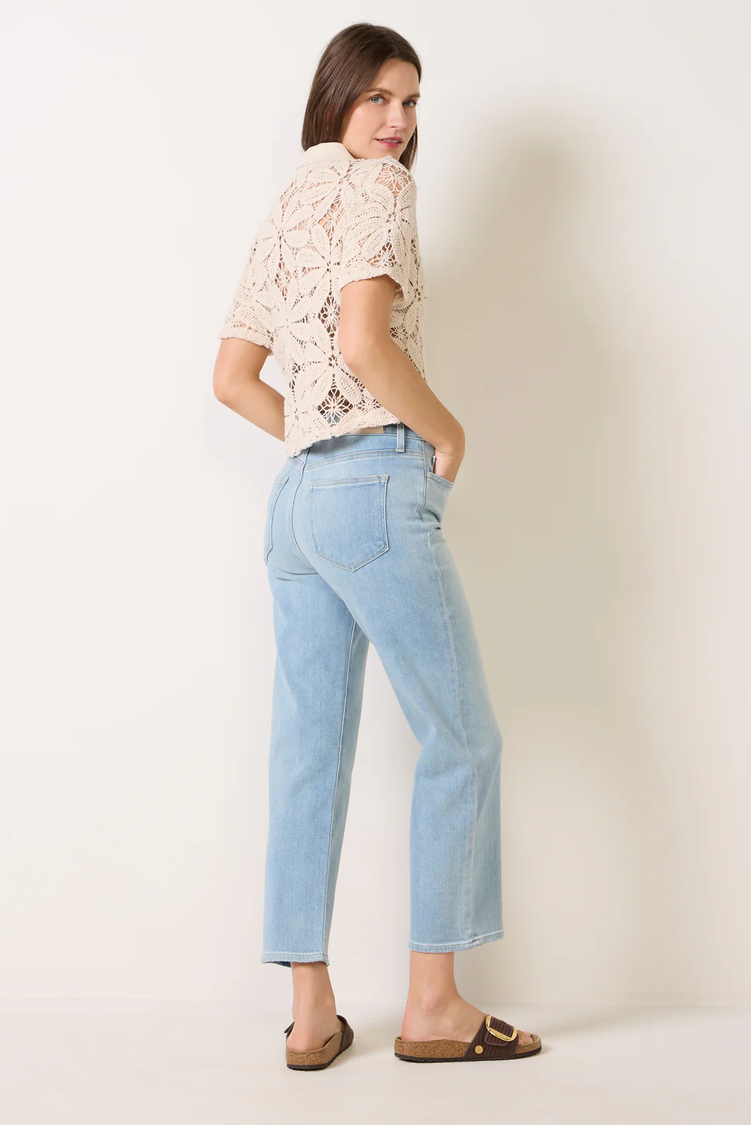 Stevie Crop Straight Jean - Image 4